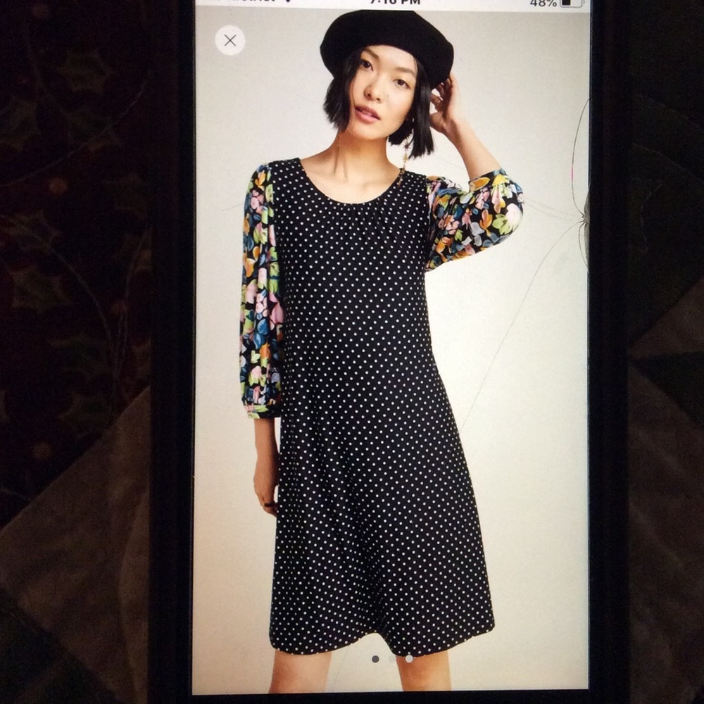 Anthropologie- Sawyer Ballon Sleeved Tunic